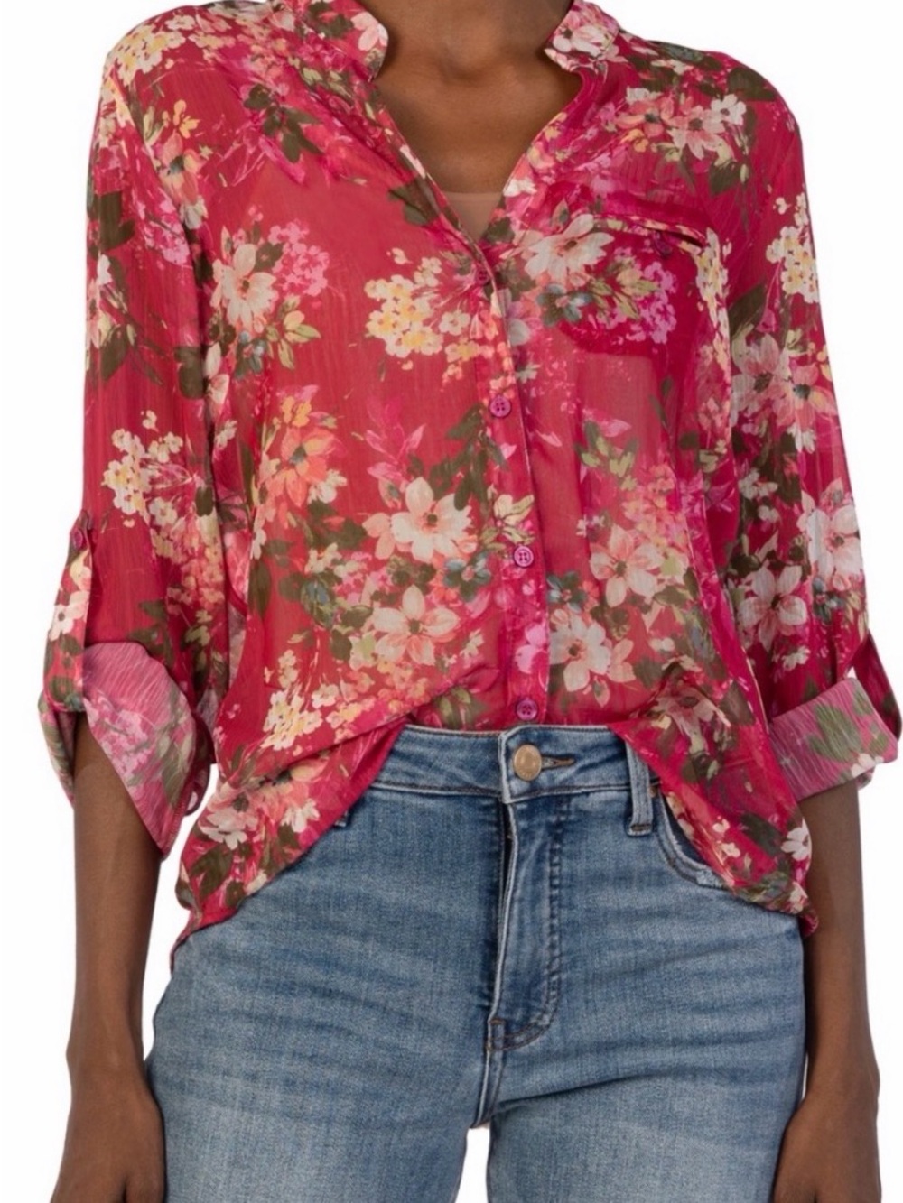 Kut from the Kloth Floral Blouse